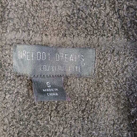 Barefoot Dreams Cozychic Lite Open Front Cardigan Sweater Women's Small Green - Picture 5 of 7